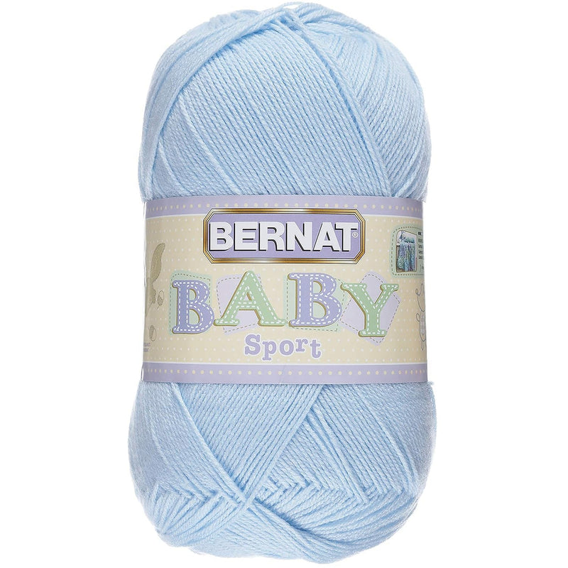 Baby Big Ball Sport Yarn, 12.3 Oz, Gauge 3 Light, 100% Acrylic,Baby Blue