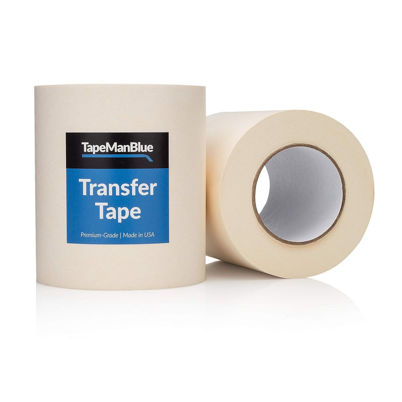 Transfer Tape For Vinyl, 6 Inch X 300 Feet, Paper With Medium-High Tac