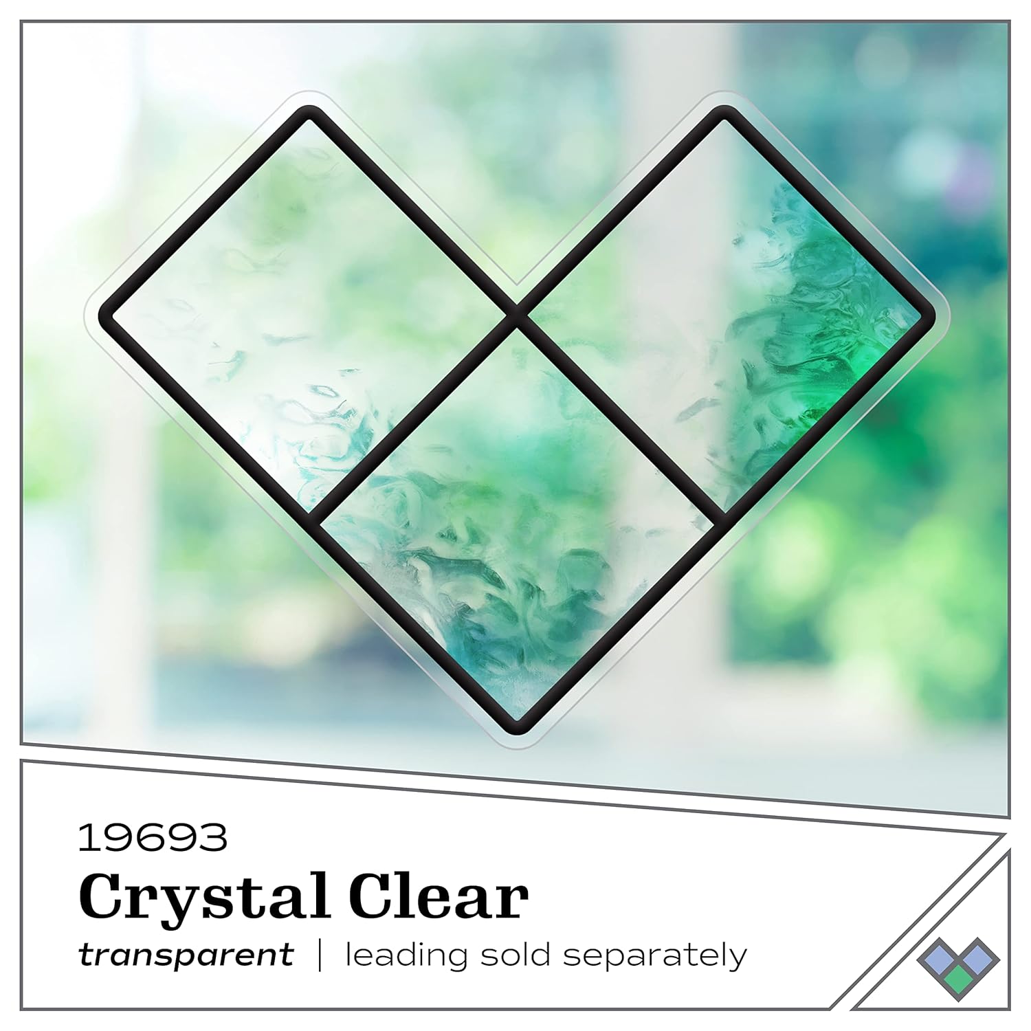 Gallery Glass, Crystal Clear Stained Glass 2 fl oz Brilliant Smooth Finish Paint, Perfect for Easy to Apply DIY Arts and Crafts, 19693, 1 Count (Pack of 2)