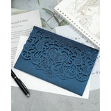 Wedding Card For Bride And Groom, Navy Blue 3D Pop Up Wedding Card With Envelope And 2 Inside Pages, Wedding Shower Card, For Greeting/Anniversary/Wedding/Valentine/Engagement