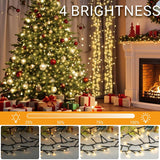100Ft Christmas Cluster Lights String Lights 1000 Led, Waterproof Plug In Twinkle Fairy Light With Remote For Indoor Out