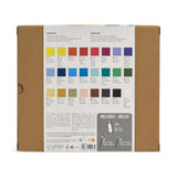 PEBEO Studio XL Gouache - Set of 24 Tubes 20 ml Assorted Colours + Accessories - Gouache Kit for Artist and Beginner - Brushes + Spatula + Canvas Cardboard - Bright and Bright Colours