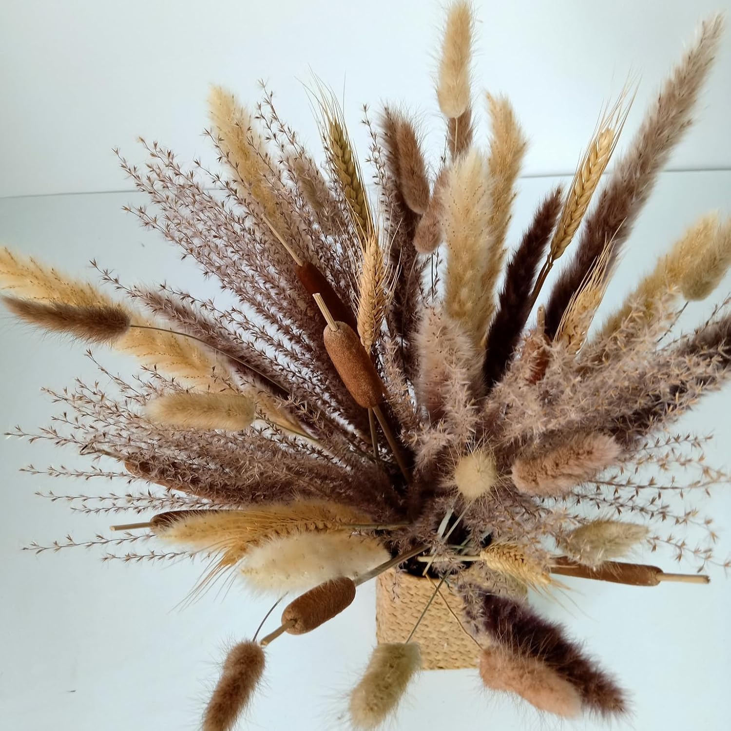 Dried Flowers Bouquet Dried Pampas Grass Bouquet Natural Flower Arrangements Home Decor