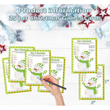 Roll A Snowman Game, Christmas Party Games And Decorations, Christmas Games For Adults And Large Groups-25 Players, Holiday Classroom Game, Winter Holiday Xmas Activities Family Party Game, 03