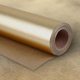 30 Inch Gold Wrapping Paper Roll - Jumbo Roll Basic Texture Matte Gold For Birthday, Holiday, Wedding, Baby Shower Wrap - 30 Inch X 16.5 Feet