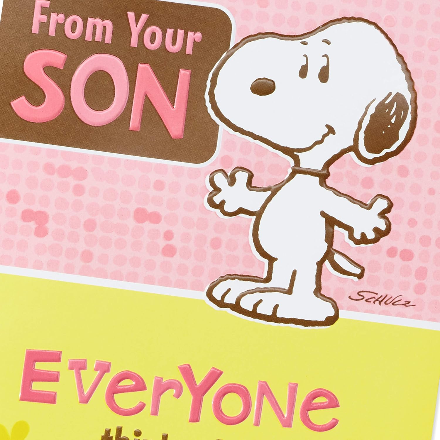 Hallmark Funny Mother's Day Card from Son (Snoopy)