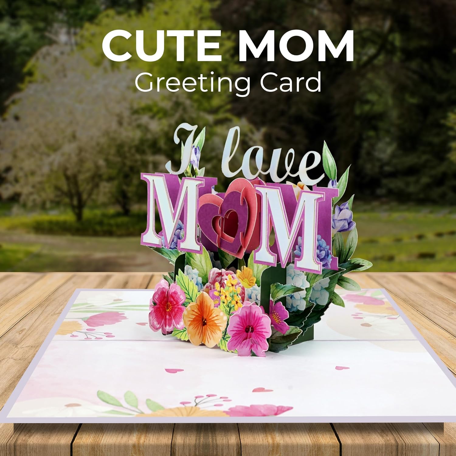 - Mom’S Special Day 3D Pop-Up Card - 6"X8" Floral Love Bloom, Surprise Unique Way To Say ‘I Love You’, For Her Smile On Birthdays & Beyond, Cherished Moments With Mama