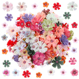 150Pcs Mini Faux Flower For Crafts, Small Fabric Flowers Fake Wildflowers Garland Tiny Peony Daisy Rose Heads For Diy Crafts Wedding Home Decor