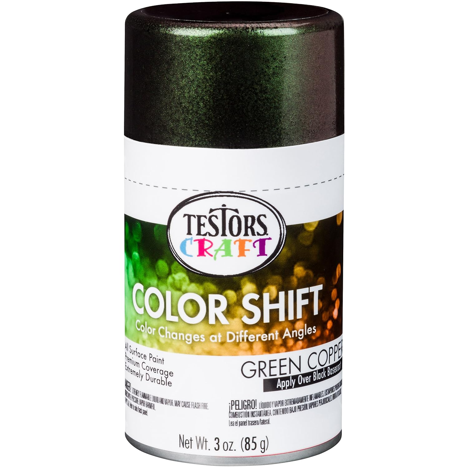 Craft 330572 Color Shift Aerosol Can Paint, Green Copper, 3 Oz