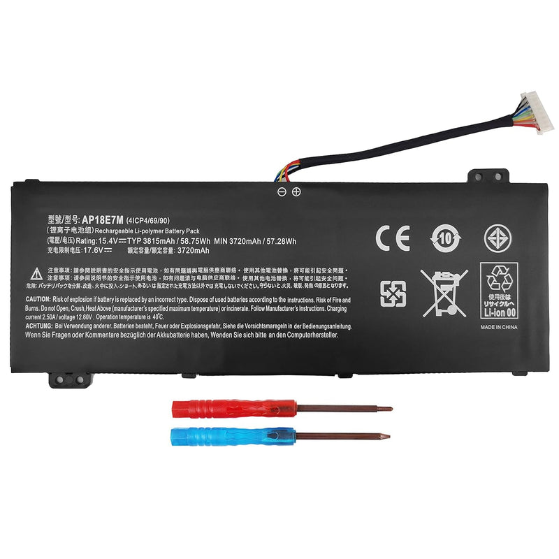 Ap18E7M 4Icp4/69/90 Battery For Acer Aspire 7 A715-74G Nitro 5 An515-43 An515-