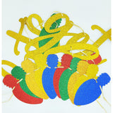 Gold Glittery Let'S Get Lit Banner And And Colorful Glittery Christmas Lightbulb Themed Banner Christmas Garland Signs Christmas Holiday Party Supplies For Mantle Fireplace Wall