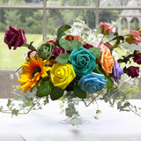 [25Pcs] Green Roses Artificial Flowers With Long Stem Real Touch Fake Foam Roses For Decoration Diy Wedding Bouquets Centerpieces Bridal Shower Mothers Day Party Flower Arrangements Home Decor