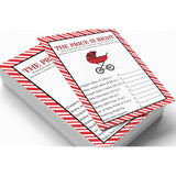The Price Is Right Baby Shower Game - Girl Baby Shower Fun Party Game Collection, Activities, Decorations, Ladybug Theme Party Supplies - Pack Of 50