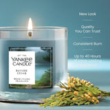 Yankee Candle Small Tumbler Scented Candle with up to 40 Hour Burn Time, Premium Plant Wax Blend for Consistent Burn, 4.3 oz Tumbler Candle with Room Filling Fragrance, Bayside Cedar