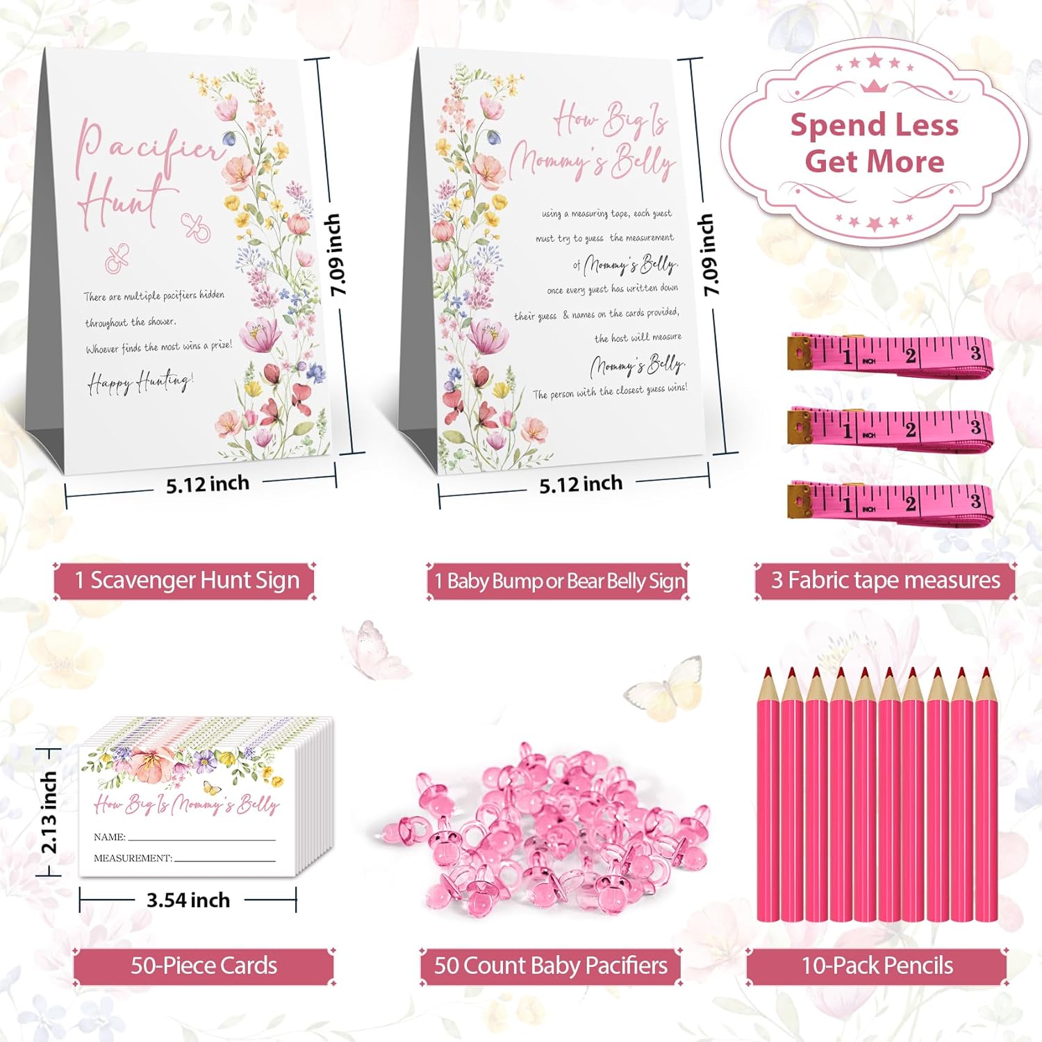 Baby Shower Games For Girl Wildflowers, How Big Is Mommy'S Belly, Bingo Game, Bump Or Beer Belly, Guess Who Mommy Or Daddy Children'S Book Emoji Pictionary, Word Scramble, Price Is Right