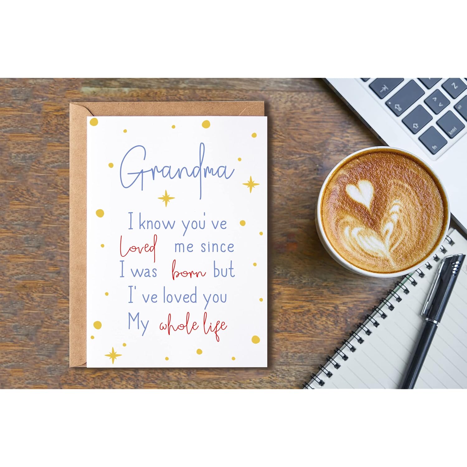 Grandma I Know You'Ve Loved Me Since - Birthday Card For Grandma - Grandma'S Day Card - Cute Birthday Card For Grandma From Kids - New Grandma Birthday Cards 5 X 7 Inches