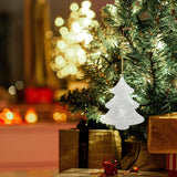 6 Pcs Christmas Tree Shaped Candy Boxes Cute Clear Plastic Containers Fillable Candy Jar For Weddings Birthdays Xmas Party Favors