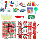 Christmas Party Favors No Snap Party Table Favor With Hats, Joke And Gifts Inside, Christmas Crackers With Gifts Xmas Holiday Dinner Tradition Party Supplies