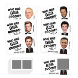 Bridal Shower Games - Who Has The Groom Scratch Off Cards - Cute Scratch Off Cards & Stickers - Bachelorette Party Game - Girls Night Out Activity - Bride Shower Supplies Decorations - 36 Pcs(D01)