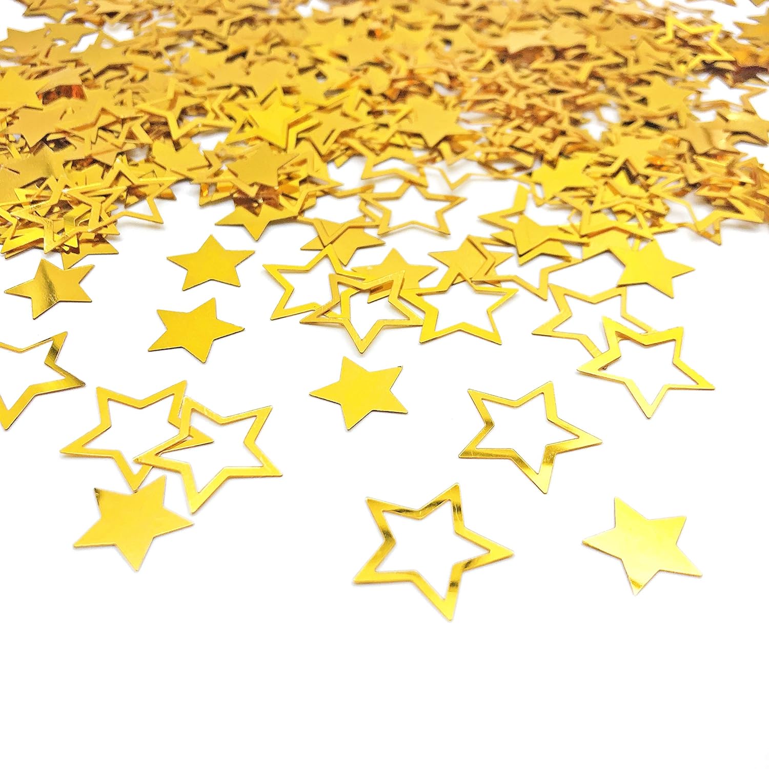 Star Confetti Merry Christmas Max Gold Metallic Foil Stars For Baby Showe Wedding Bridal Shower Festival Theme Decorations