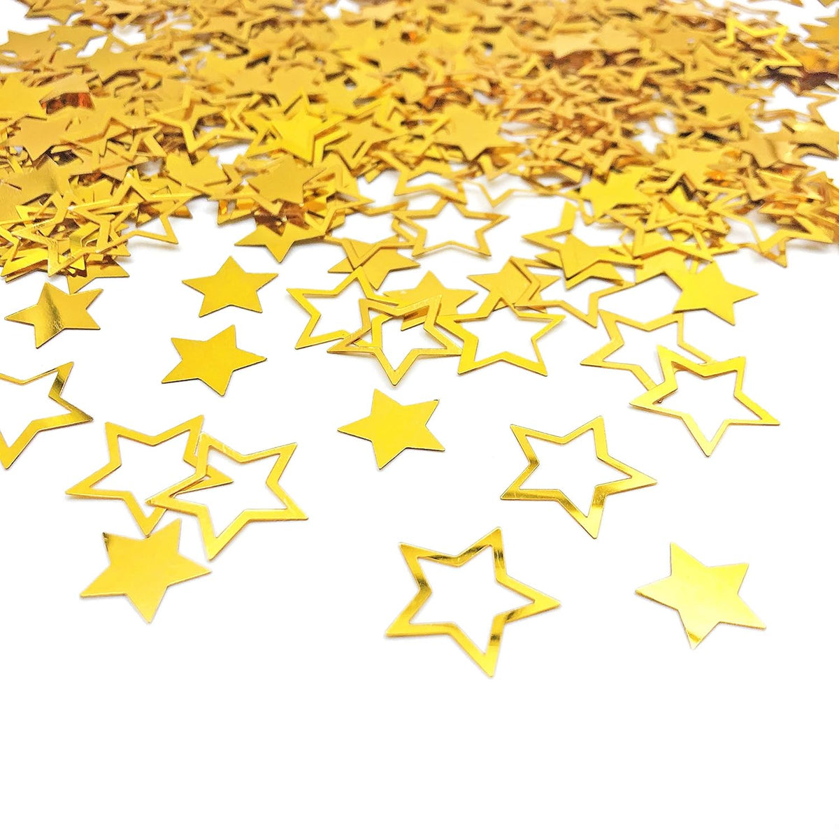 Star Confetti Merry Christmas Max Gold Metallic Foil Stars For Baby Showe Wedding Bridal Shower Festival Theme Decorations