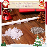 120Pcs 1/2 Inch Led Rope Light Clips Holder With 240 Pcs Screws Outdoor Gutter Clips Clear Light Clips For Christmas Led Light Wall Mount And Bar Mount