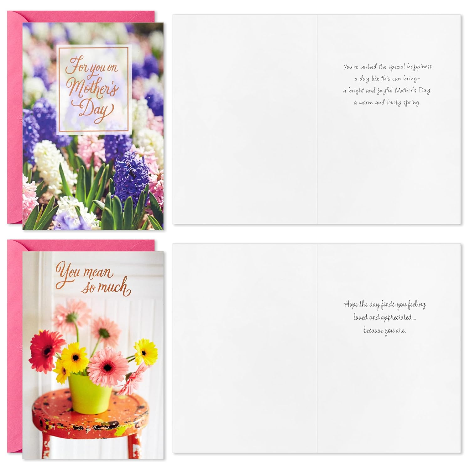 Hallmark Mother's Day Card Assortment (24 Cards with Envelopes) Plants and Flowers