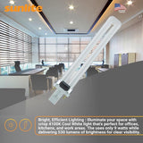 9W G23 2-Pin CFL Light Bulbs 4100K Cool White Twin Tube U-Shaped Plug-In 10 Pack