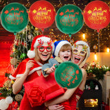 6Pcs Foil My First Christmas Red And Green Balloons For Christmas Party Decorations, Indoor Decorations And 1St Birthday Decorations