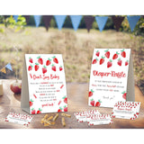 2 Strawberry Baby Shower Game,Don'T Say Baby Clothespin Games,Diaper Raffle Tickets,Babyshower Decorations,Baby Shower Game Gender Neutral,Baby Shower Package,Funny Baby Shower Games-4