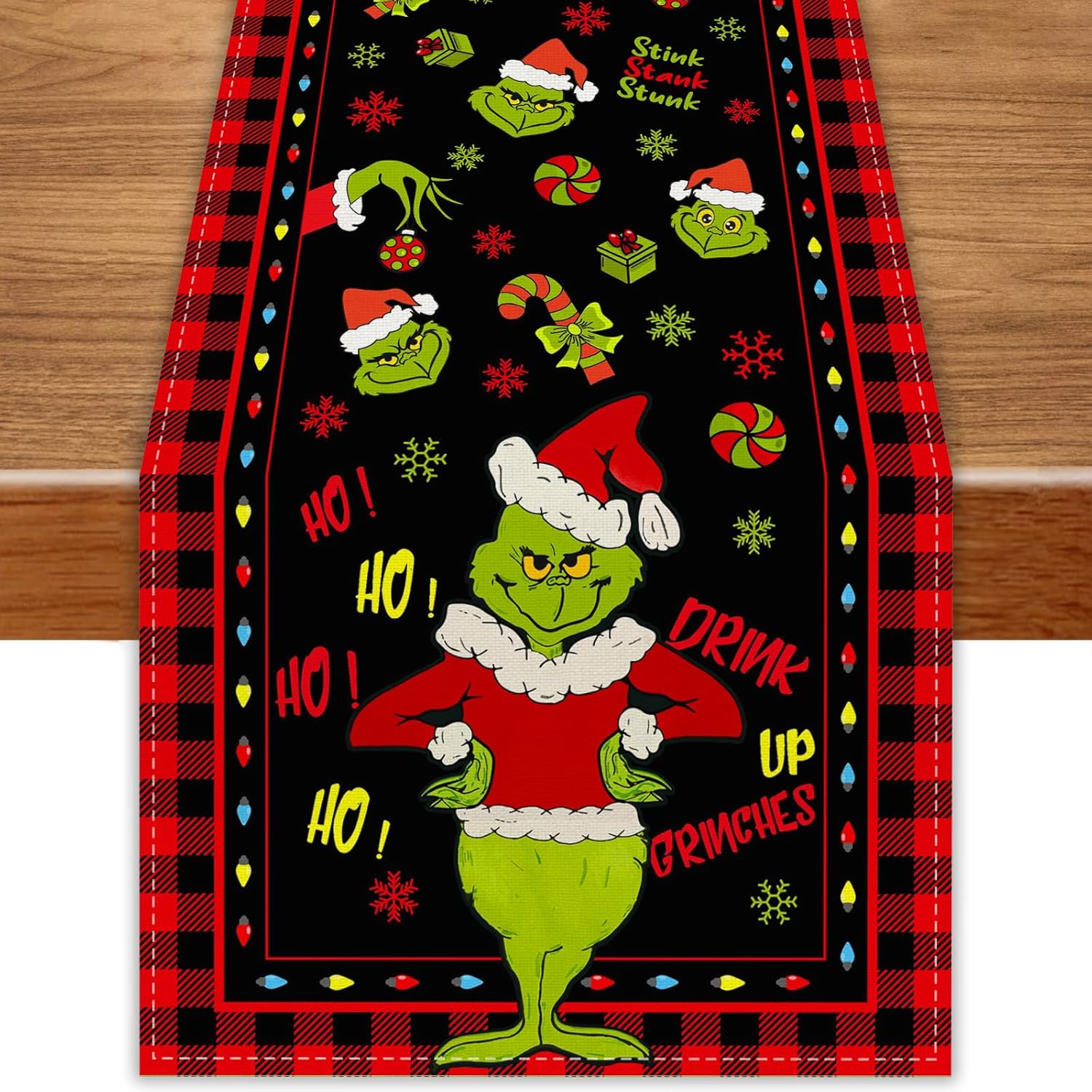 Christmas Table Runner 13X72 Inch Christmas Xmas Winter Holiday Decorations And Supplies For Home Kitchen Dining Room Table Decor