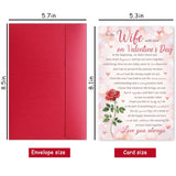 Poem Valentine’S Day Card Gifts For Wife Her, Romantic Husband To Wife Greeting With Heartfelt Message — Anniversary Or Love Card