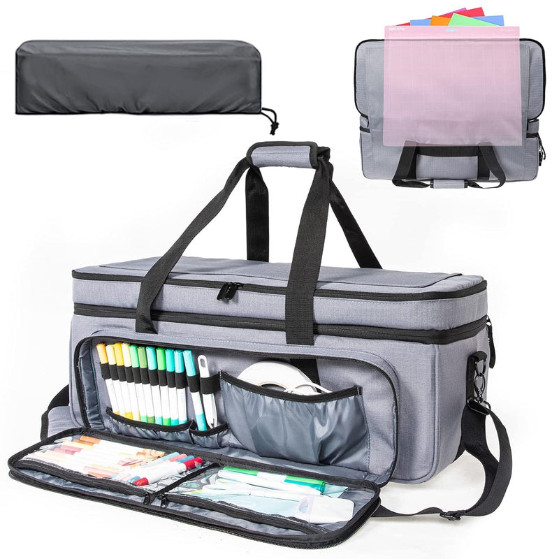 Double-Layer Carrying Case For Cricut Maker 3/Maker/Explore 3/Explore Air 2 Wi