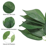 3.15X11.02 Artificial Silk Hydrangea Leaf, 40 Pcs Artificial Green Fake Leaves