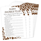 Baby Shower Games - Cowboy Baby Shower Feud Game For 30 Guests With Game Cards, Gender Reveal Games (18)