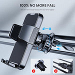 Upgraded Air Vent Car Phone Holder, Hands-Free Mount for iPhone & Android