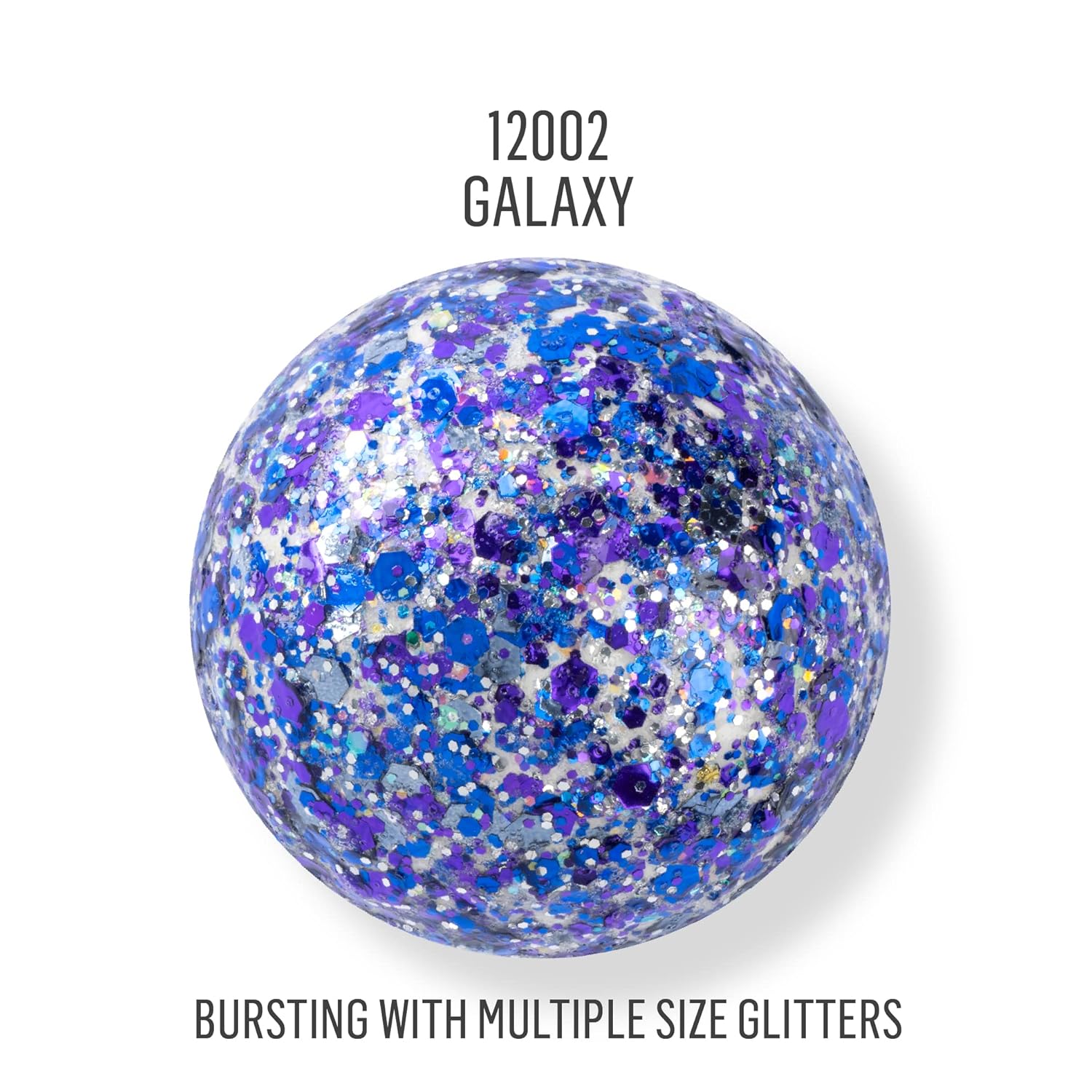 FolkArt Glitterific Pop Acrylic Craft Paint, Galaxy 2 fl oz Premium Glitter Finish Paint, Perfect for Easy to Apply DIY Arts and Crafts, 12002