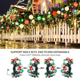Christmas Ball Ornament Lights, 28Ft 25 Bulbs Tree String Lights, Indoor Plug-In Expandable Wire For Holiday Party