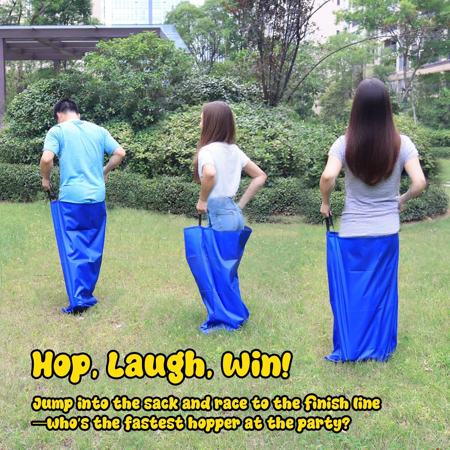Outdoor Games, Potato Sack Race Bags, Baby Shower Games Funny Activities - Funniest Baby Shower Game Ever, Ice Breakers For Boy Or Girl
