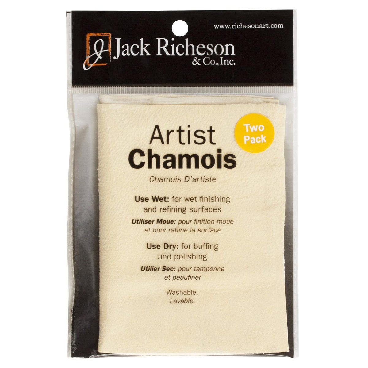 Jack Richeson 710260 Artist Chamois 2 Pack 5 x 7