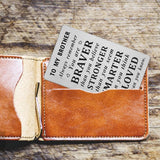Brother Christmas Cards - Brother Fathers Day Card, Inspirational Graduation Gifts Bro Birthday Ideas