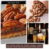 A Cheerful Giver - Pecan Pie Mama Scented Glass Jar Candle (22oz) with Lid & True to Life Fragrance Made in USA