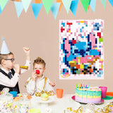 Pin The Nose Party Game Set For Kids, Birthday Activities With Sticker Favors, Boys And Girls Party Entertainment