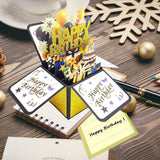 Pop Up 3D Birthday Card,Blank Greeting Card With Envelope, Birthday Gift For Him Dad Husband Son Women Kids Her