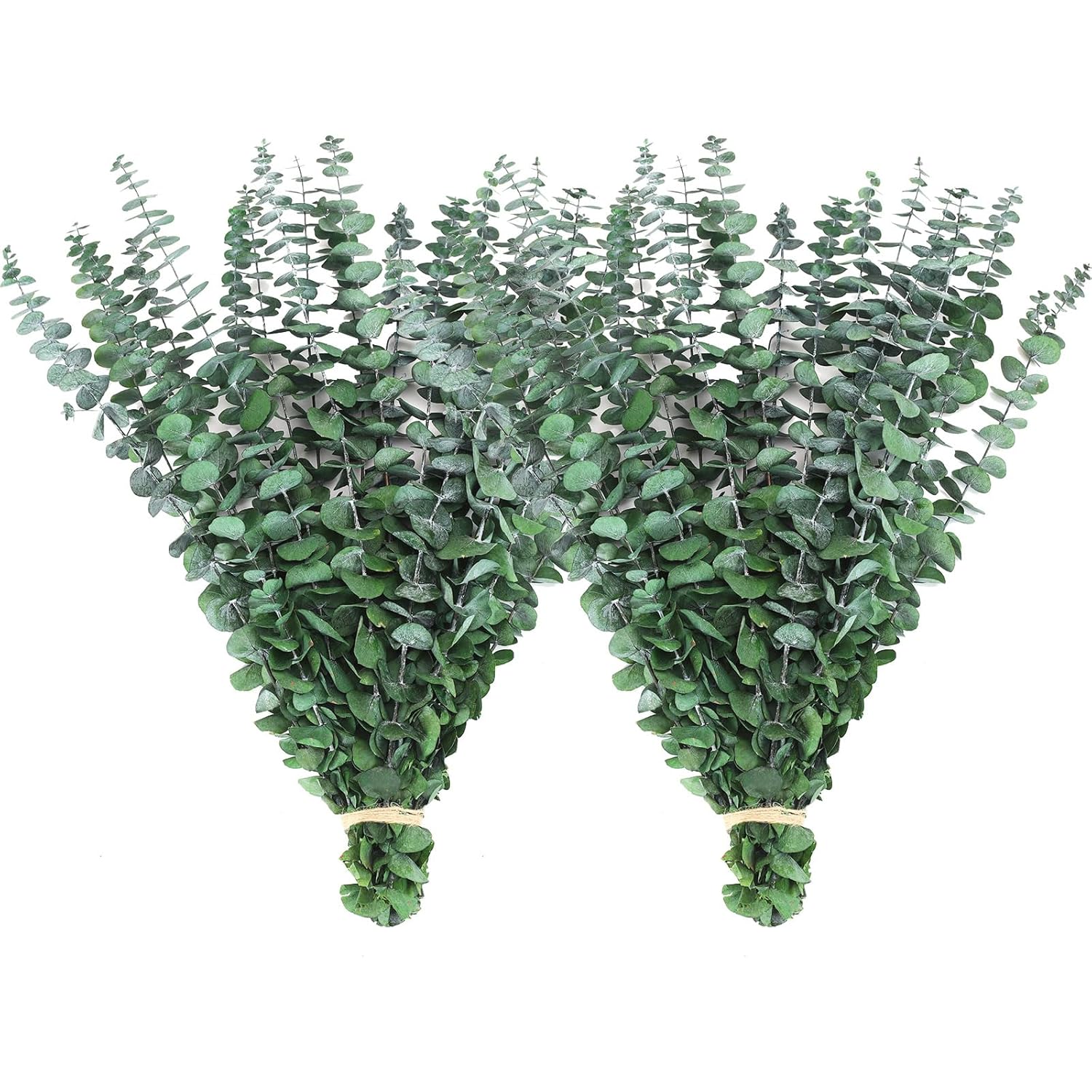 40 Pcs Dried Eucalyptus Stems For Shower, 17'' Natural Real Live Eucalyptus Leaves Branches Hanging Shower Plant For Spa Home Fragrance Bathroom Table Vase Decor