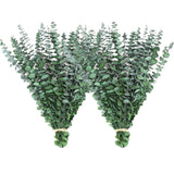 40 Pcs Dried Eucalyptus Stems For Shower, 17'' Natural Real Live Eucalyptus Leaves Branches Hanging Shower Plant For Spa Home Fragrance Bathroom Table Vase Decor