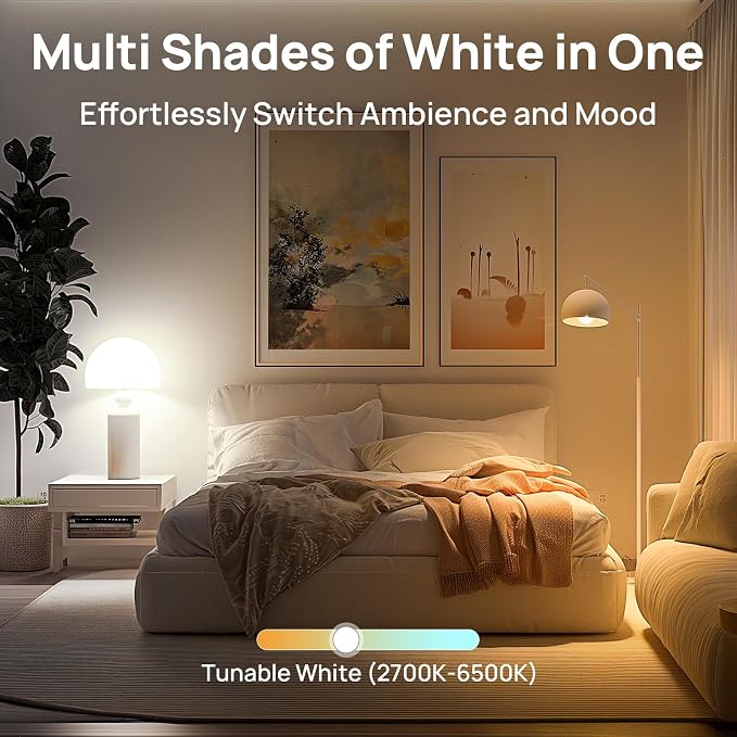Smart LED Light Bulbs Compatible with Alexa Google Home AiDot Multi Pack