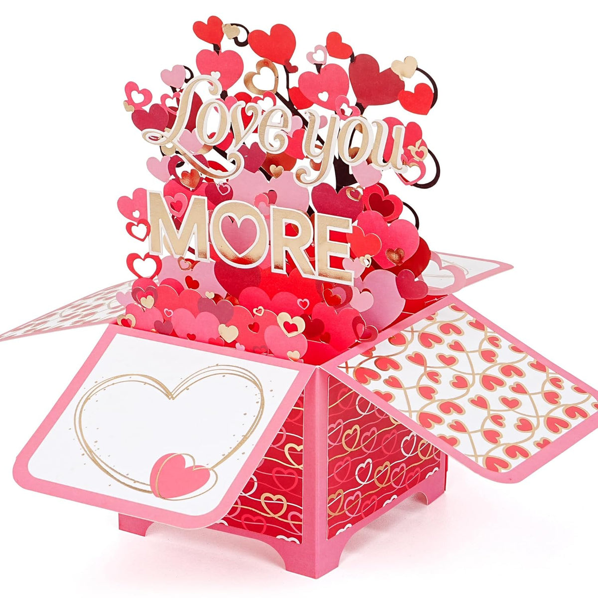 Valentine’S Day Pop Up Card For Wife Or Husband, Romantic 3D Love Tree Card, Valentine & Anniversary Greeting Card With Envelope And Note Card