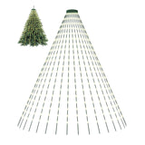 Christmas Tree Lights, 400 Led Christmas Lights With 8 Light Modes & Memory Function, 6.6Ft X 16 Lines Outdoor Christmas