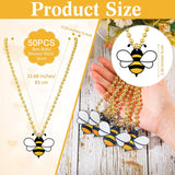 51 Pcs Don'T Say Baby Shower Game Bee Baby Game Sign Wooden Baby Shower Table Decor 50 Bee Felt Necklaces Bee Shape Necklaces For Baby Shower Winner Prizes Gender Reveal Party Favors